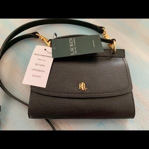 Lauren Ralph Lauren Multi-Functional Black Bag NWT